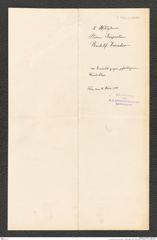k.k. naturhistorisches Hofmuseum, Intendanzakten 1885-1896 (Hauer), Aktenzahl Z.172.a/1888, Seite 1